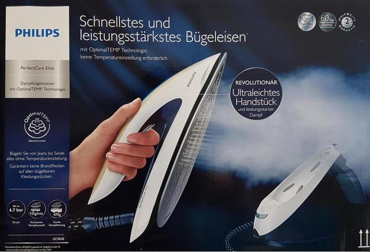 Produktbild Philips Dampfbügelstation PerfectCare Elite GC9630/20 (2400 W, 470 g/min)