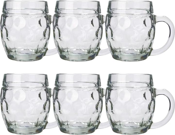 Ich-zapfe Bierglas, Bierkrug 6er Set, Tübinger - 0,5 Liter (0.50 l, 6 x)