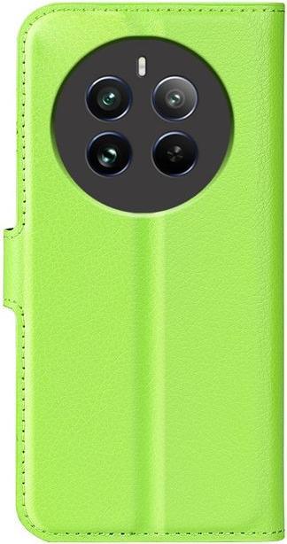 Actual product image MU Classic Litchi Leather Bookcover Series (Realme 12)