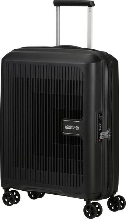 American Tourister Reisekoffer Aerostep 36 L, Black (36 l, Handgepäck (bis 50l))