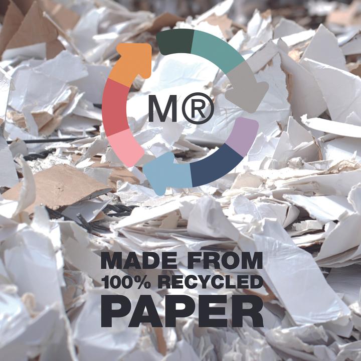 Actual product image Miquelrius MAUL ECO Emotions NB1 ECOMINT Recycle A4 80SQ80G transparent (Speditionsversand) (A4, Checked, Hardcover)