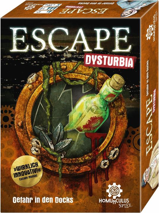 Produktbild HOV200103 - ESCAPE Dysturbia: Gefahr in den Docks, Brettspiel (DE-Ausgabe) (Deutsch)
