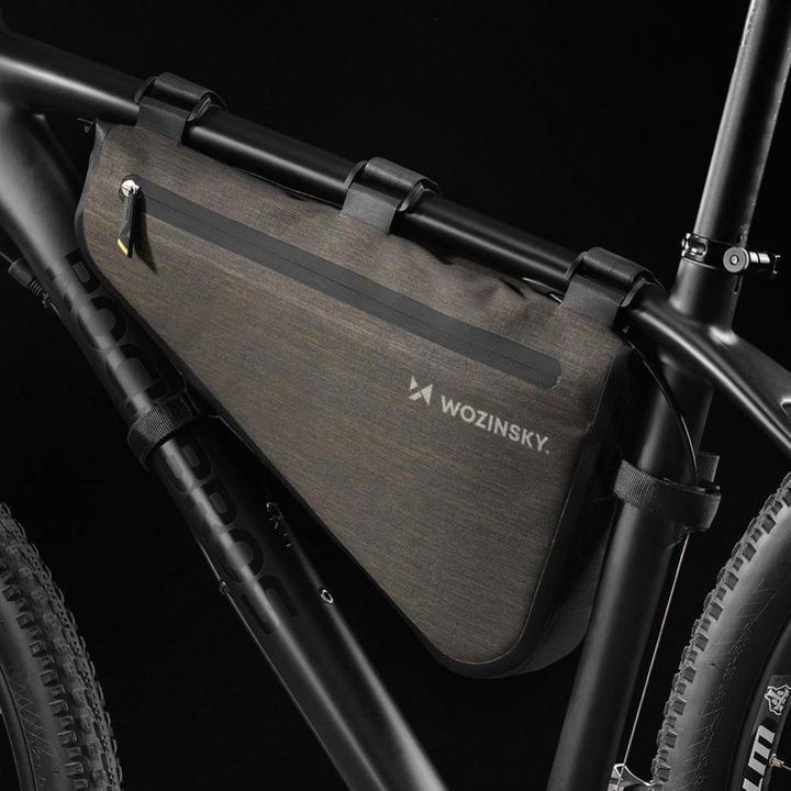 Produktbild Wozinsky Rahmenfahrradtasche 5L grau (WBB15BK) (3.50 l, Rahmentasche)