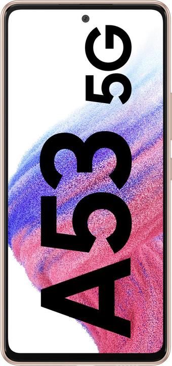 Immagine prodotto Samsung Galaxy A53 5G EU (256 GB, Pesca impressionante, 6.50", Doppia SIM, 64 Mpx, 5G)