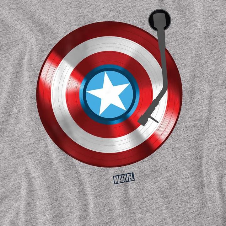Immagine prodotto Captain America Record Maglietta Scudo Uomo (3XL)