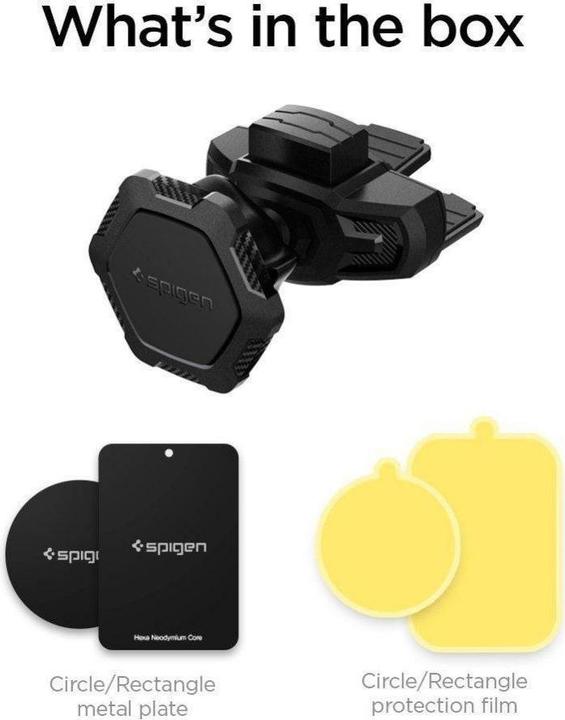 Produktbild Spigen car mount holder for CD input QS24 magnetic - black