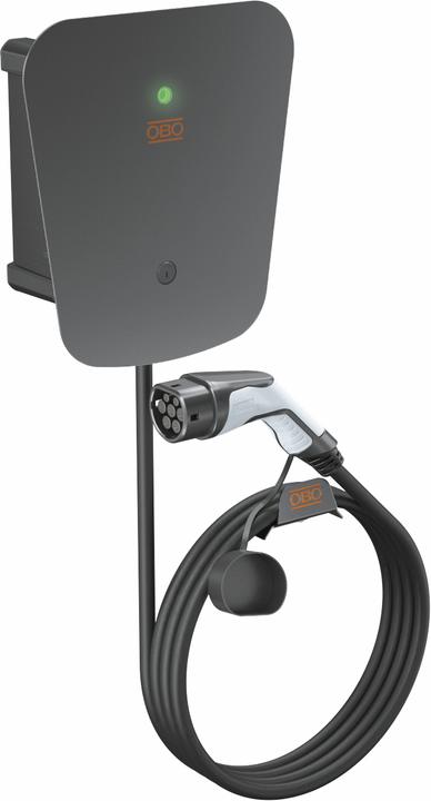 OBO Bettermann Wallbox WB AC BL KS Key 330x300x127 sw PC (Typ 2, 22 kW)