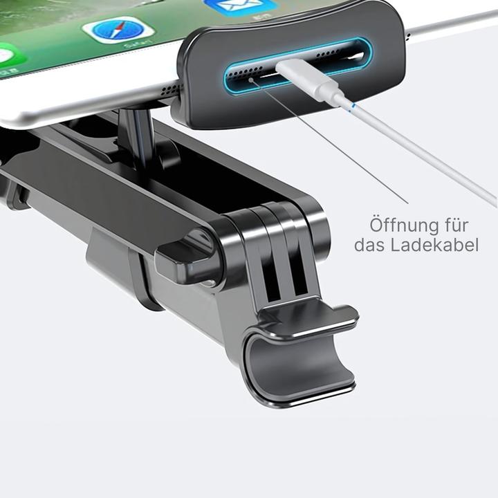 Image du produit Hermex Support de tablette pour voiture Support d'appuie-tête pour tablette Support de téléphone portable