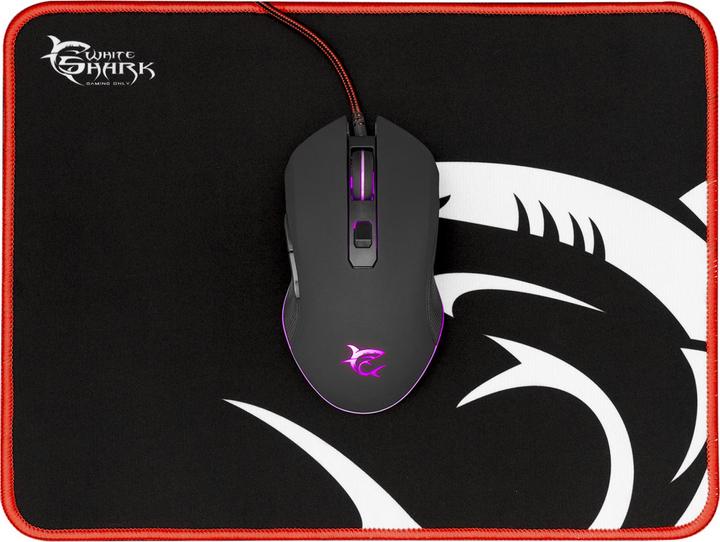 Actual product image White Shark Gaming keyboard with mouse and headphones Comanche 3, With backlight, US layout (US, Cable)