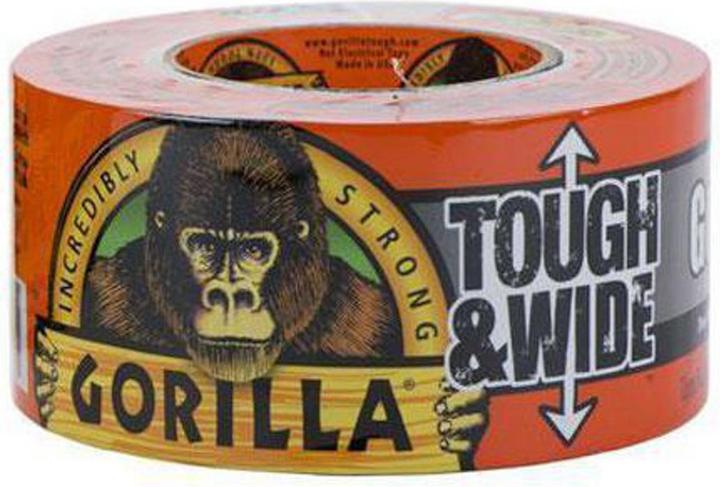Image du produit Gorilla 3044300 Ruban adhésif blindé, ruban adhésif PE noir, 0,42mm x 73mm x 27m (73 mm)