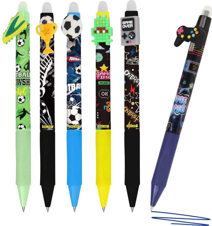 Actual product image Online 6er Pack Gelpen magiXX Boys gemischt (blue erasable, 1 x)