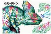 Actual product image Marabu Fineliner Graphix Hypnotize 0.5 mm, 24 pieces (Black, 24 x)