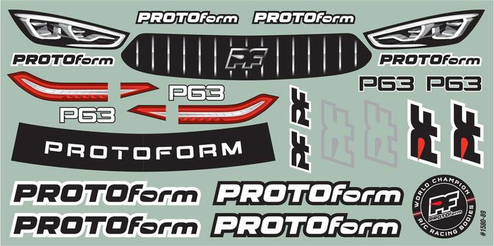 Image du produit Proline Carrosserie P63 X-Lite non peinte, 1:10