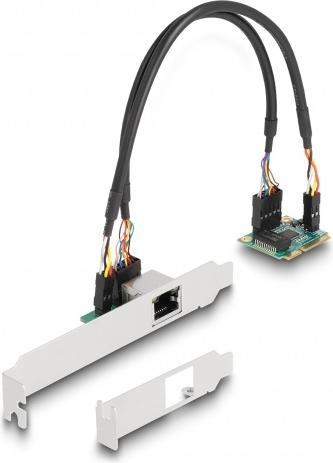 Produktbild Delock Mini PCIe I/O PCIe half size 1 x RJ45 2,5 Gigabit LAN (PCI Express 2.1)