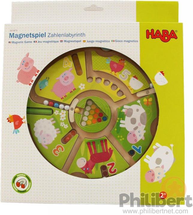 Produktbild Haba Zahlenlabyrinth (Französisch, Deutsch, Englisch, Niederländisch, Italienisch, Spanisch)