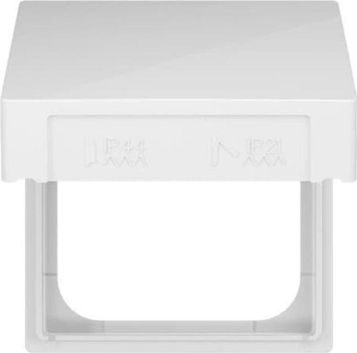 Busch-Jaeger Jaeger 2518-WD-84 Intermediate ring with hinged cover, studio white (2CKA001719A0220)