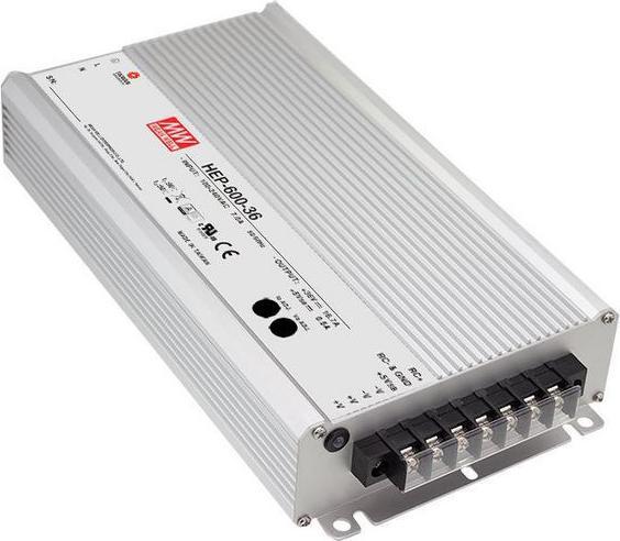 Actual product image MeanWell Integrated switching power supply with 1 output, 42V, 14.3A