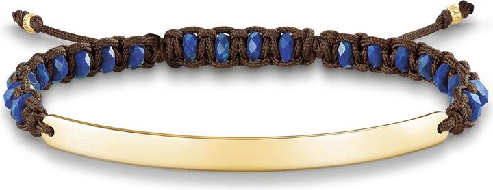Thomas Sabo Armband Blau (19 cm, Kunststoff, Silber)