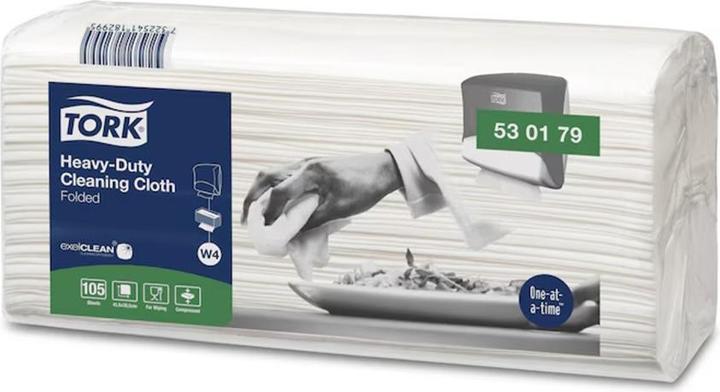 Produktbild Tork Extra Starke Reinigungstücher Weiss W4, Mehrzweck, 4 x 105 Tücher 530179 Anzahl: 420St. (420 Stk.)
