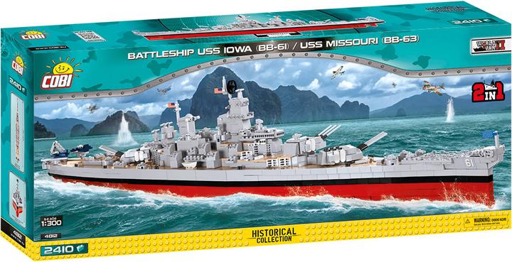 Cobi USS Iowa BB-61 (2in1) o USS Missouri BB-63