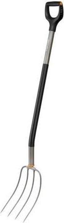 Fiskars Ergonomic fork for compost (with round tines)