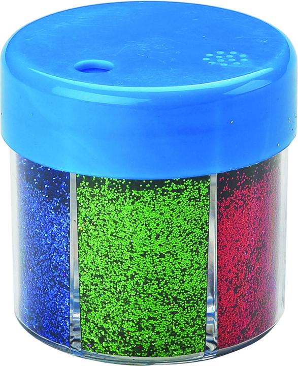 Produktbild Keyroad Glitzer im Karton, 60g, im Display verpackt, farbig sortiert