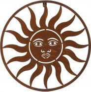 Produktbild IKO Metall-Wanddekoration Sonne rost d=61,5cm, Materia