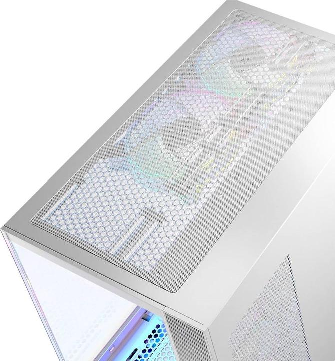 Actual product image Modecom Obudowa Volcano Panorama Apex ARGB 7F biała (AT-PANORAMA-7F-ARGB-20-000000-0002) (mATX, ITX, ATX)