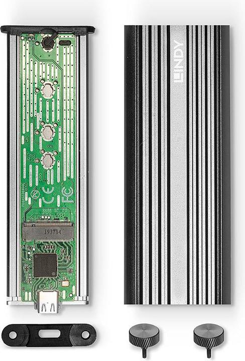 Produktbild Lindy USB 3.2 Gen NVMe M.2 SSD Gehäuse (M.2)