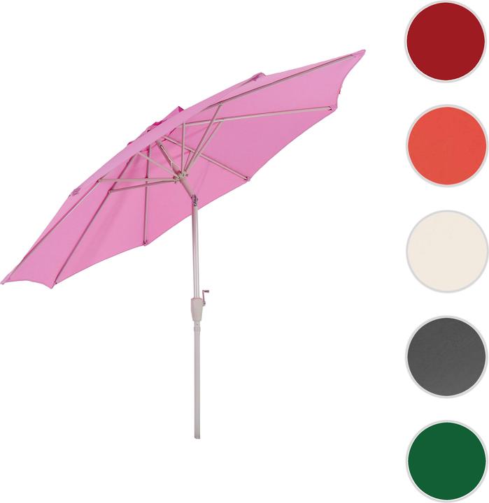 Produktbild Swisshandel24 Sonnenschirm, Gartenschirm, Ø 3m neigbar Polyester/Alu 5kg - flieder (3 m)