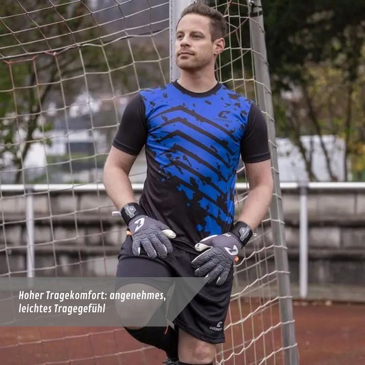 Actual product image Catch & Keep Trikot Blue Splash Torwarttrikot Gr. 128 Kurzarm Fussball Shirt (128)