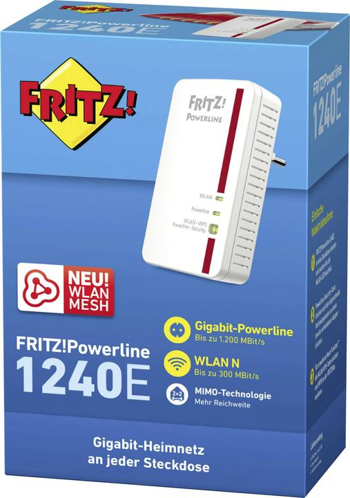 Image du produit AVM CPL 1240E FRITZ. (1200 Mbit/s)
