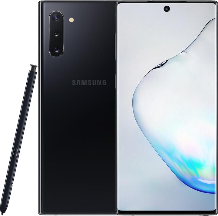 Image du produit Samsung Galaxy Note 10 (256 Go, Aura Black, 6.30", Double SIM, 16 Mpx, 4G)