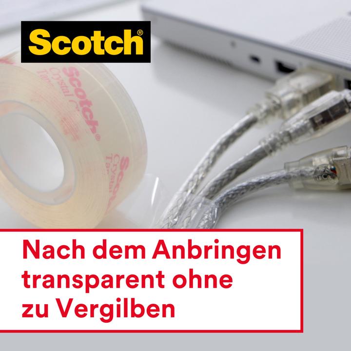 Actual product image Scotch Crystal adhesive tape value pack (19 mm)