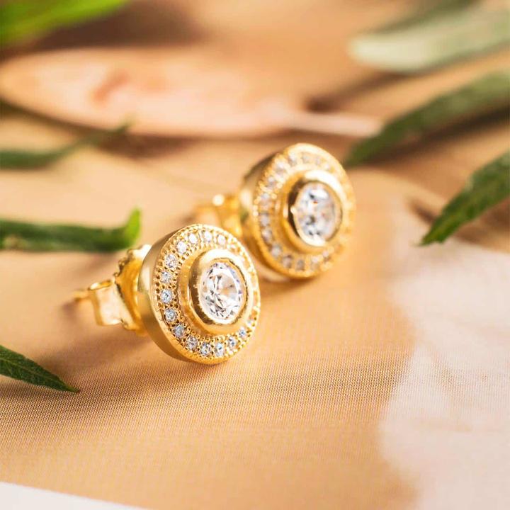Immagine prodotto Candy Orecchini a perno Delicacy, argento 925, placcati oro (Placcato oro 18k, Argento 925)