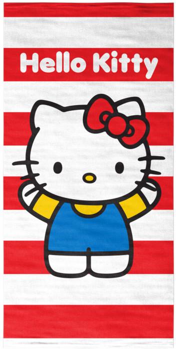 Actual product image Sanrio - Serviette de plage en microfibre "Hello Kitty" (140x70cm) (70 x 140 cm)