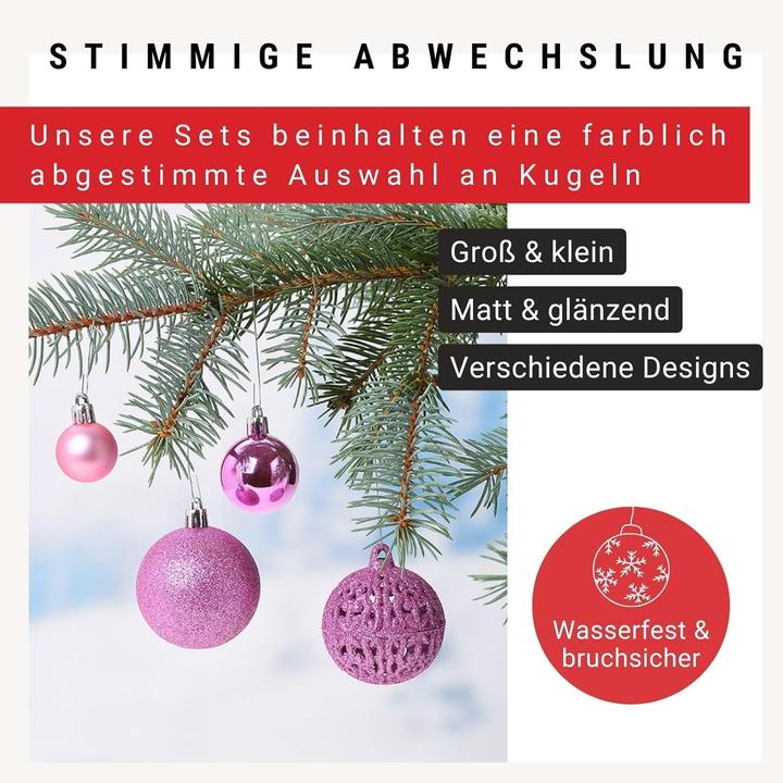 Actual product image Woma Weihnachtskugeln-Set (50 -part)