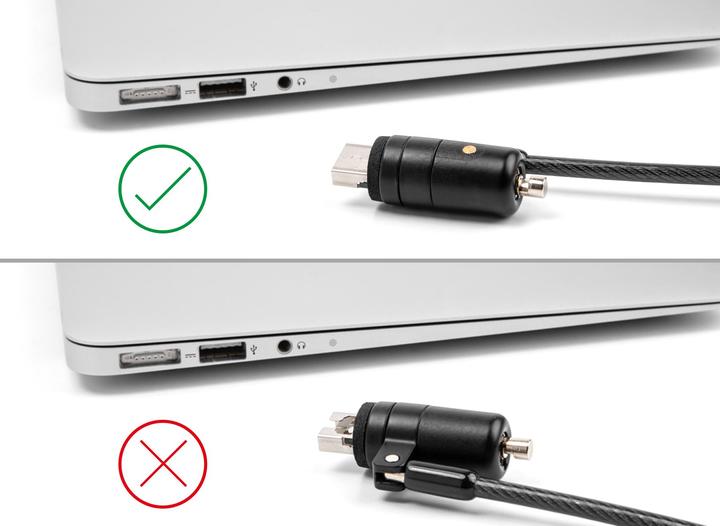 Immagine prodotto Navilock Cavo fusibile per notebook Delock per presa USB Tipo-A con chiave