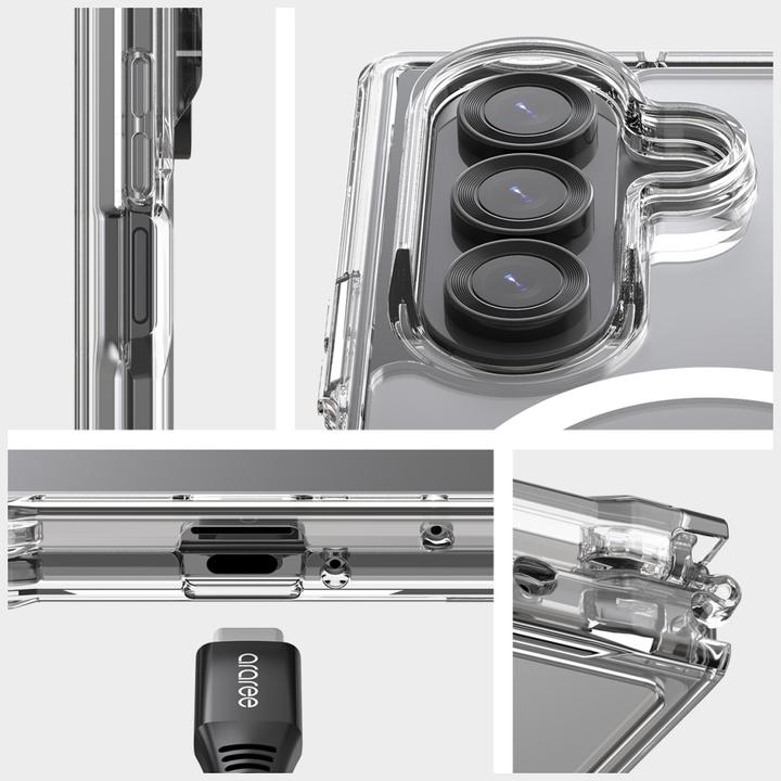 Image du produit Araree Case Duple M MagSafe Qi2 for Samsung Galaxy Z Fold7 transparent (Samsung Galaxy Z Fold 7)