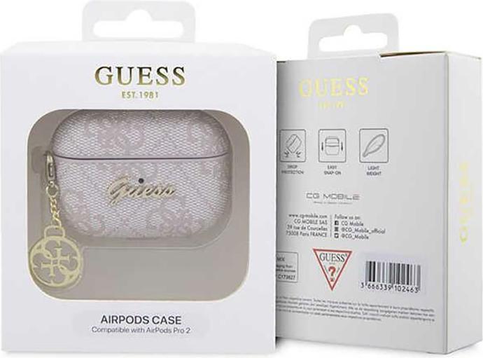Actual product image Guess GUAP2G4GSMP AirPods Pro 2 cover pink (Headphone bag)