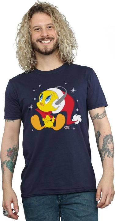Immagine prodotto Looney Tunes Christmas Tweety Maglietta Uomo (4XL)