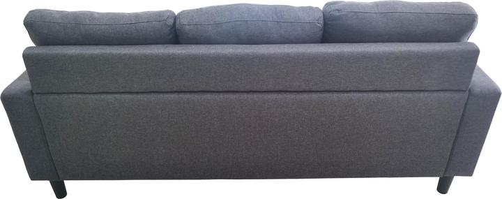 Produktbild HTI-Living Polstercouch mit variabler Ottomane Reva Grau (Ecksofa)