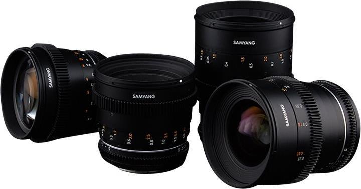 Produktbild Samyang MF 24/35/50/85mm MK2 VDSLR, Canon R Kofferset (Canon RF, Vollformat)