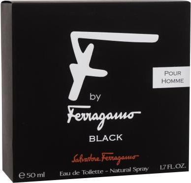 Actual product image Salvatore Ferragamo F Black by Eau de Toilette Spray 50 ml (Eau de toilette, 50 ml)