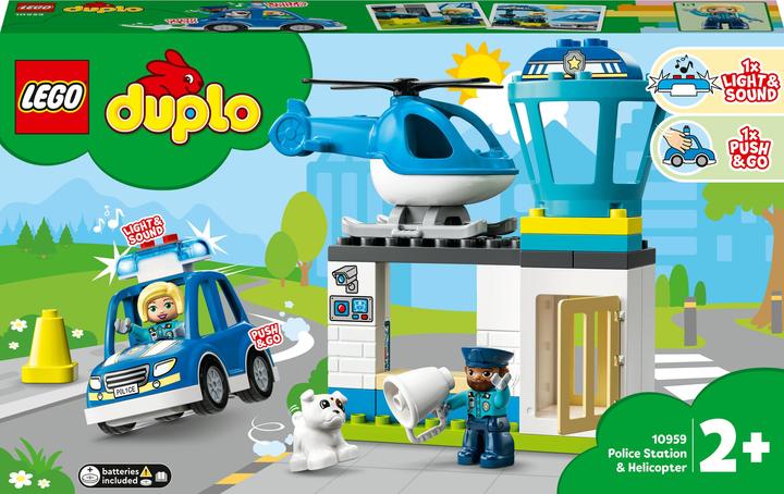 Produktbild LEGO Polizeistation mit Hubschrauber (10959)