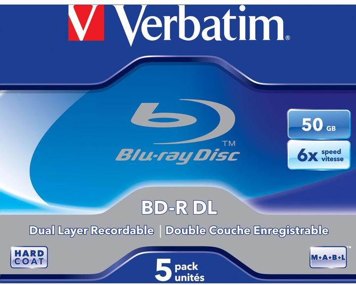 Actual product image Verbatim Jewel Pack (5 x)