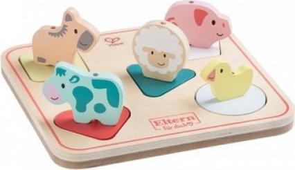 Actual product image Hape Animal sound puzzle Tom (6 pieces)