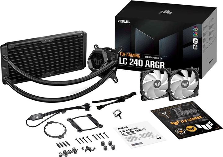 Actual product image ASUS TUF Gaming LC 240 ARGB (Without AM5 Bracket)