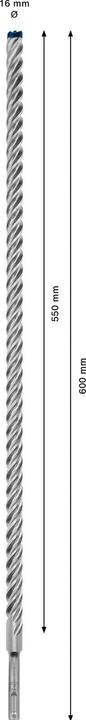 Produktbild Bosch Professional Zubehör EXPERT SDS plus-7X Hammerbohrer, 16 x 550 x 600 mm (16.0 mm)
