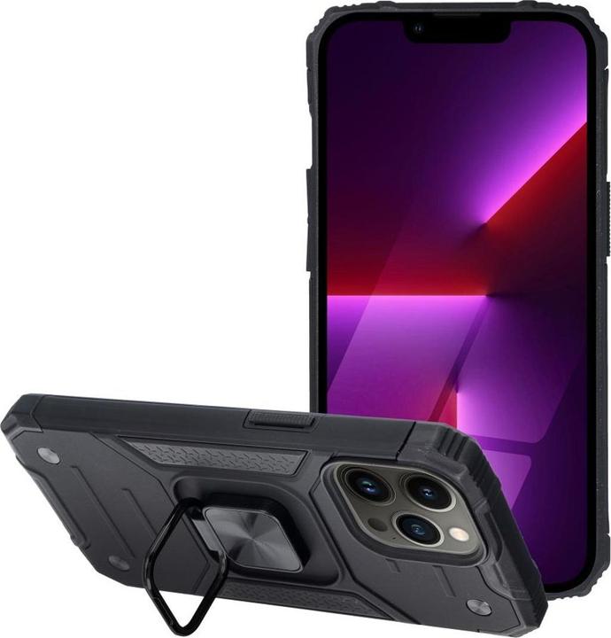 Produktbild König Design Hülle Handy Schutz für Apple iPhone 12 13 14 Pro Max Outdoor Case Cover Bumper (Apple iPhone 12, Realme 12 Pro+)